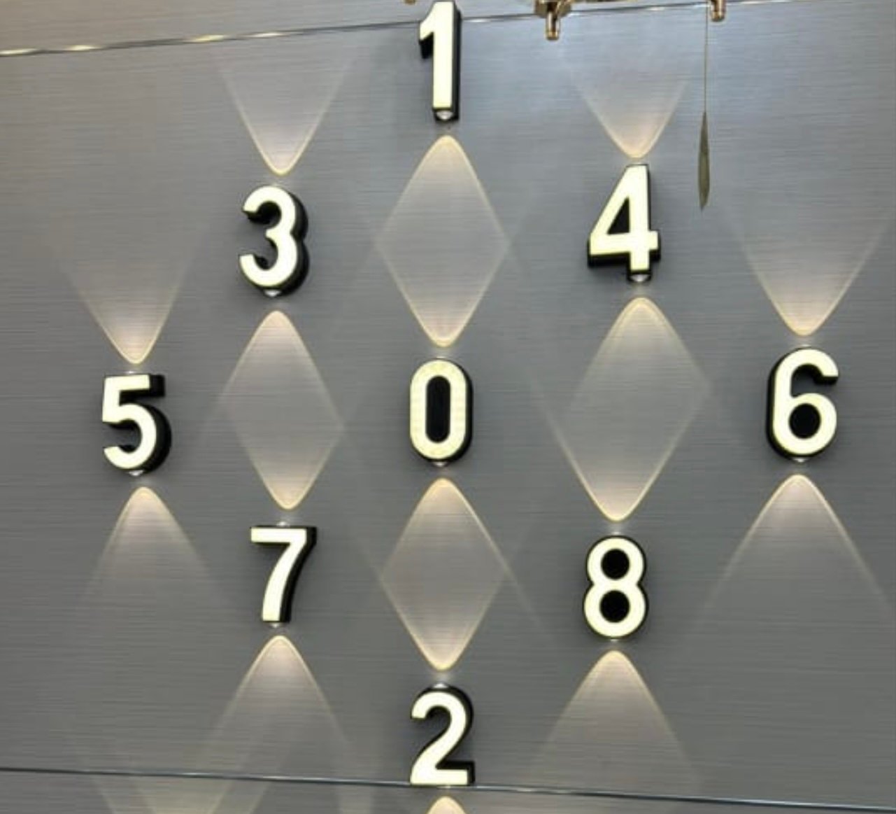 NUMBER UP DOWN LED ALUMINUM BODY view 2